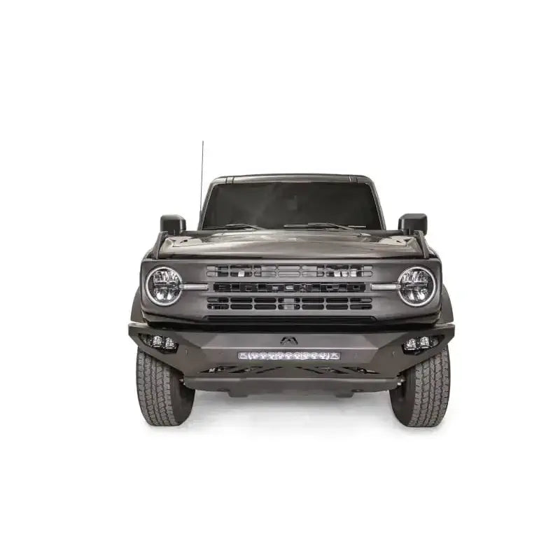 FB21-D5251-1 Fab Fours Vengeance Front Bumper on off-road vehicle for unparalleled protection and rugged look.