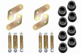 FB27251 Fishbone Yj Boomerang Shackles kit showing high-quality materials and boomerang design for enhanced off-road performance.