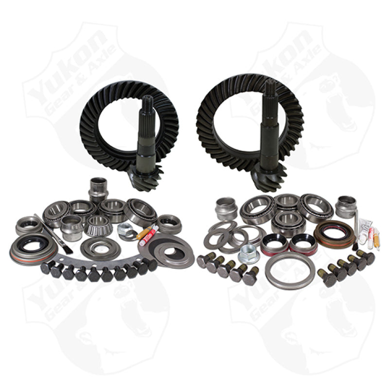 Yukon Gear & Axle YGK001 Yukon Gear Gear & Install Kit Package Jeep XJ / YJ w/ Dana 30 Front & Model 35 Rear - 4.56in Ratio