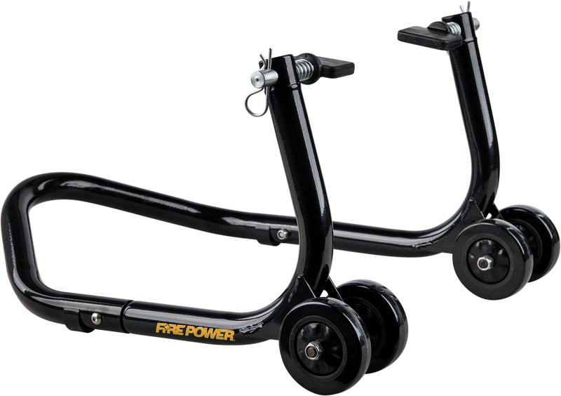 Fire Power Fire Power Paddock Stand Stands/Lifts 56-08200 - Black Front Rear