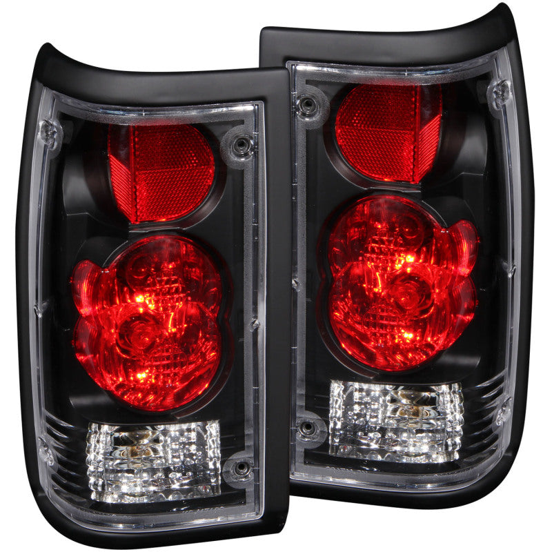 ANZO 211113 ANZO 1986-1993 Mazda B2000 Taillights Black