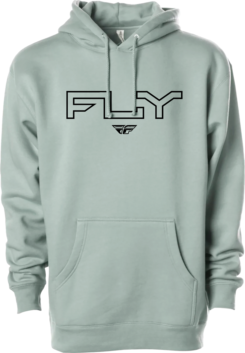 Youth Fly Edge Hoodie Dusty Sage Ys/Ym