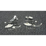 Chrome motorcycle forward control kit by Hawg Halters for Softail FCK-S18C-FR-S
