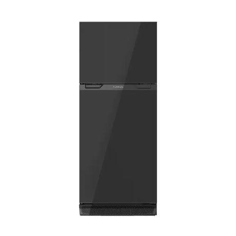 Black top-freezer refrigerator Furrion Arctic 10 Cu.Ft. with right hinge design