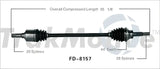 FD-8157 Trakmotive New Cv Axle - Shaft