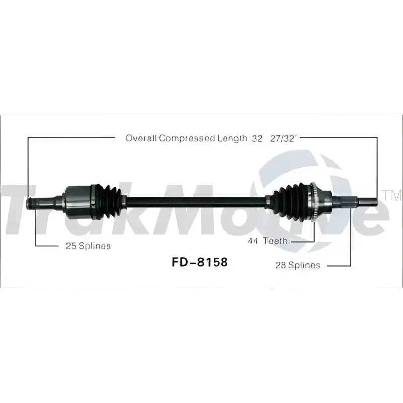 FD-8158 Trakmotive New Cv Axle - Shaft