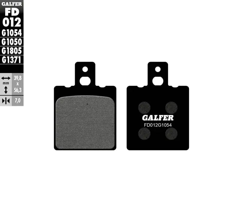 FD012G1054 Brake Pads Semi Metallic Fd012g1054 - Semi-Metallic