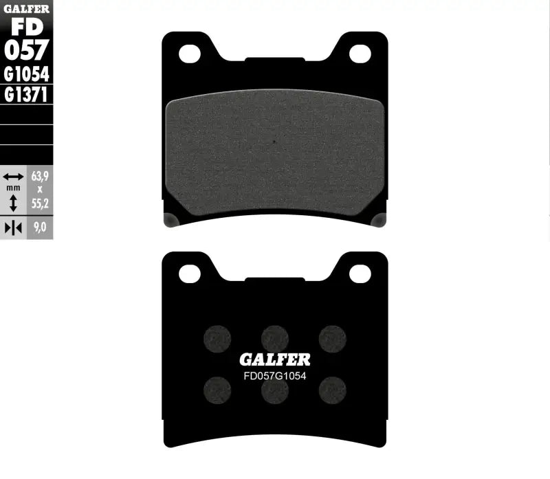 FD057G1054 Brake Pads Semi Metallic Fd057g1054 - Semi-Metallic
