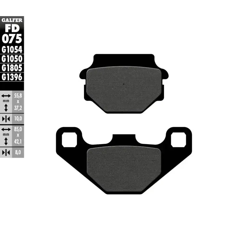 FD075G1054 Brake Pads Semi Metallic Fd075g1054 - Semi-Metallic