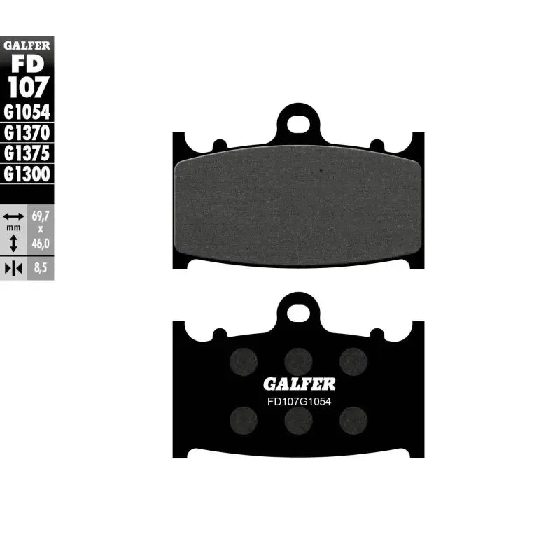 FD107G1054 Brake Pads Semi Metallic Fd107g1054 - Semi-Metallic