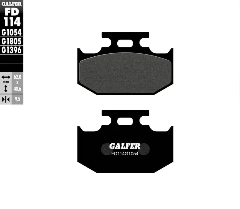 FD114G1054 Brake Pads Semi Metallic Fd114g1054 - Semi-Metallic