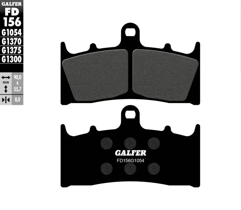 FD156G1054 Brake Pads Semi Metallic Fd156g1054 - Semi-Metallic