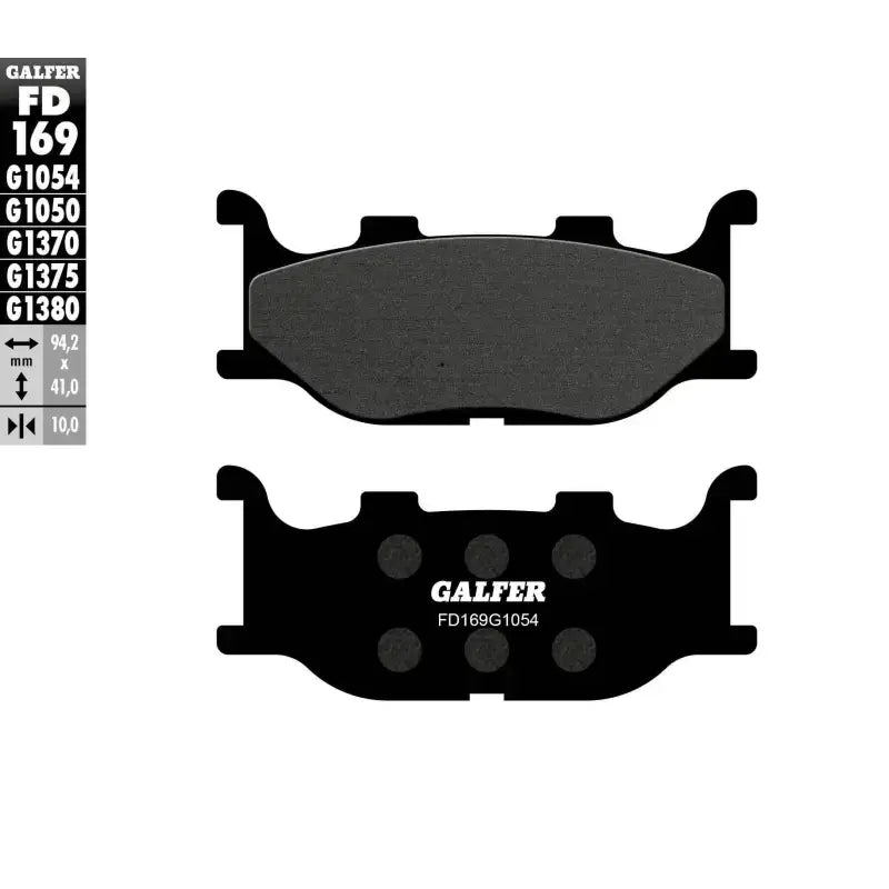 FD169G1054 Brake Pads Semi Metallic Fd169g1054 - Semi-Metallic