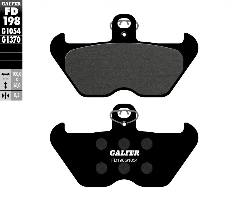 FD198G1054 Brake Pads Semi Metallic Fd198g1054 - Semi-Metallic