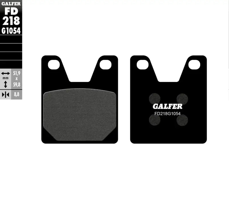 FD218G1054 Brake Pads Semi Metallic Fd218g1054 - Semi-Metallic