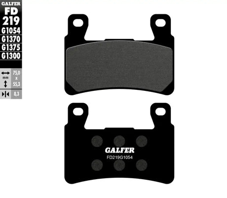 FD219G1054 Brake Pads Semi Metallic Fd219g1054 - Semi-Metallic