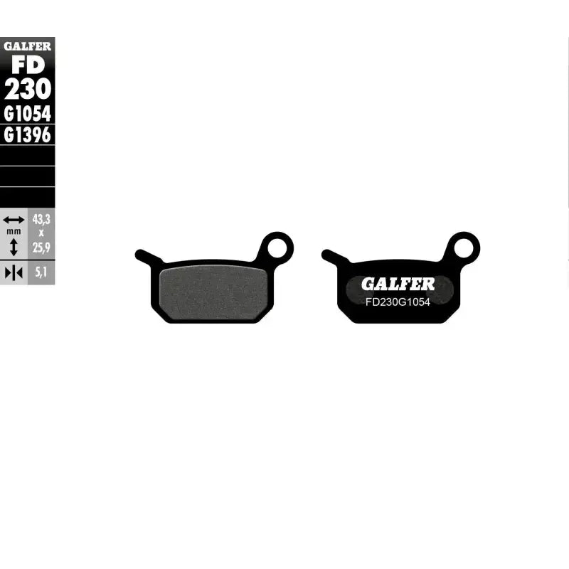 FD230G1054 Brake Pads Semi Metallic Fd230g1054 - Semi-Metallic
