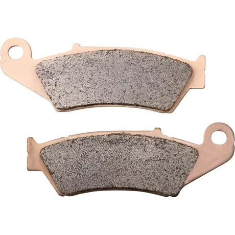 Copper-colored brake pad with textured gray friction material for FD259G1370 Galfer brake pad