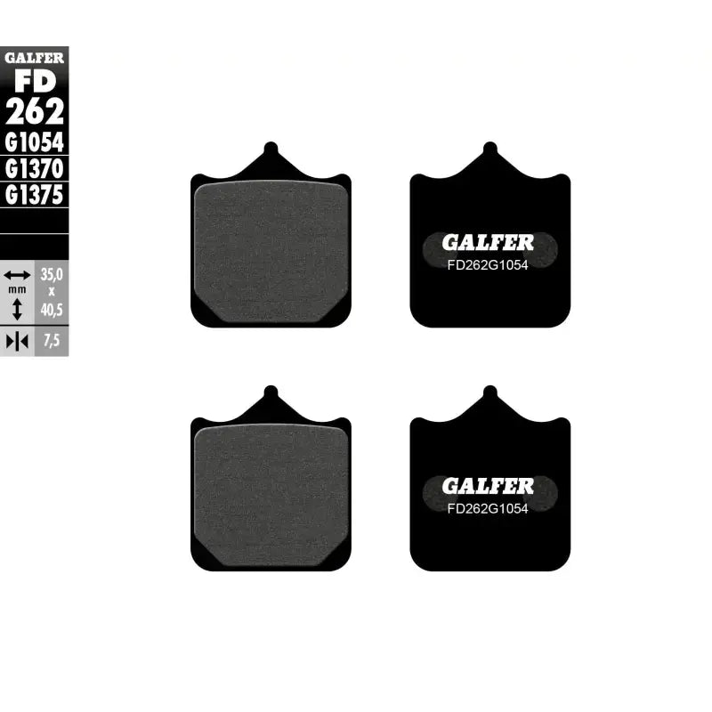 FD262G1054 Brake Pads Semi Metallic Fd262g1054 - Semi-Metallic