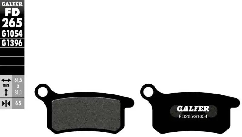 FD265G1054 Brake Pads Semi Metallic Fd265g1054 - Semi-Metallic