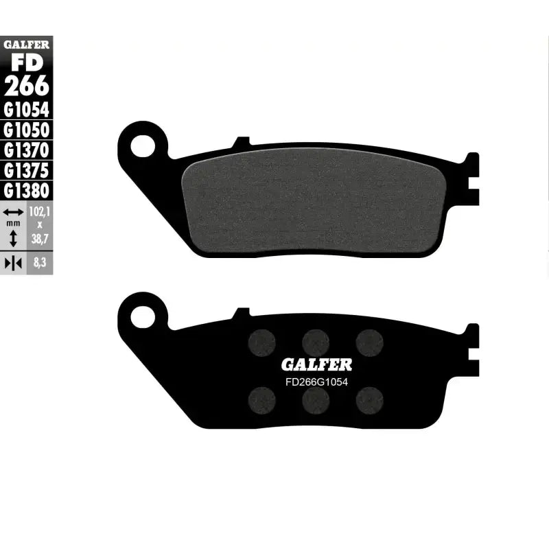 FD266G1054 Brake Pads Semi Metallic Fd266g1054 - Semi-Metallic