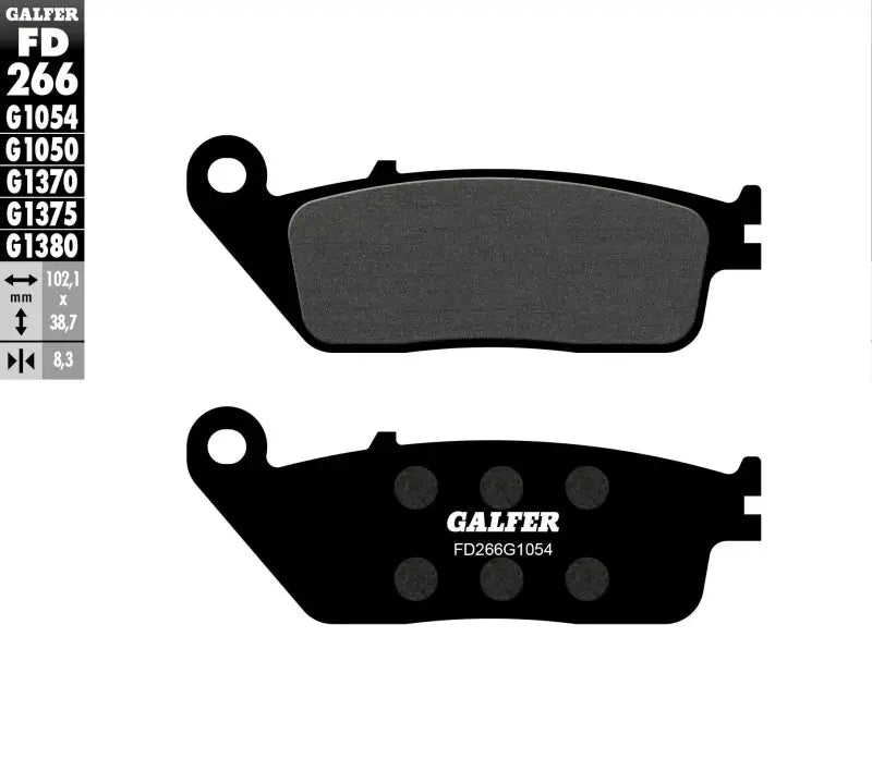 FD266G1054 Brake Pads Semi Metallic Fd266g1054 - Semi-Metallic