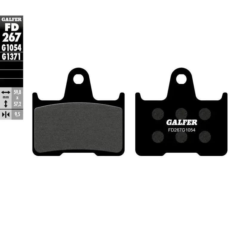 FD267G1054 Brake Pads Semi Metallic Fd267g1054 - Semi-Metallic