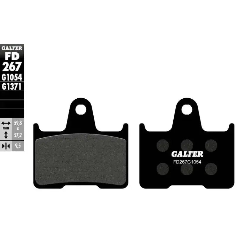 FD267G1054 Brake Pads Semi Metallic Fd267g1054 - Semi-Metallic