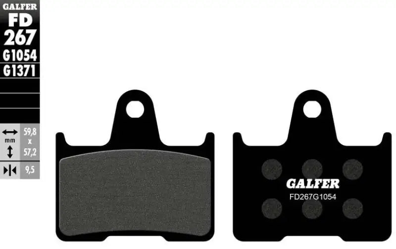 FD267G1054 Brake Pads Semi Metallic Fd267g1054 - Semi-Metallic