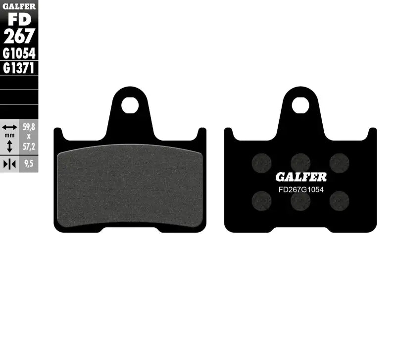 FD267G1054 Brake Pads Semi Metallic Fd267g1054 - Semi-Metallic