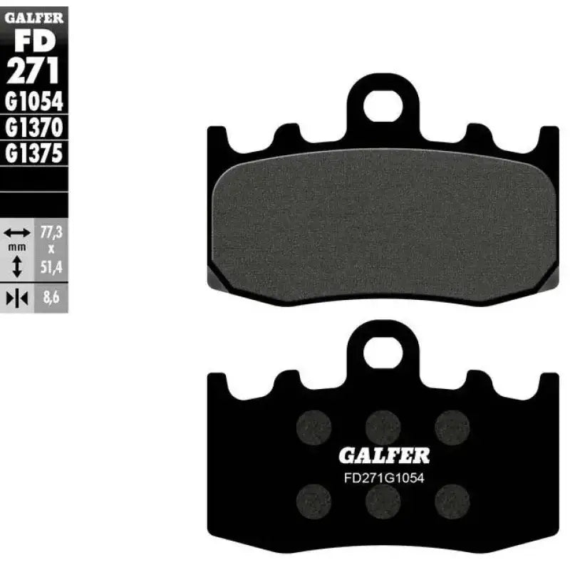 FD271G1054 Brake Pads Semi Metallic Fd271g1054 - Semi-Metallic