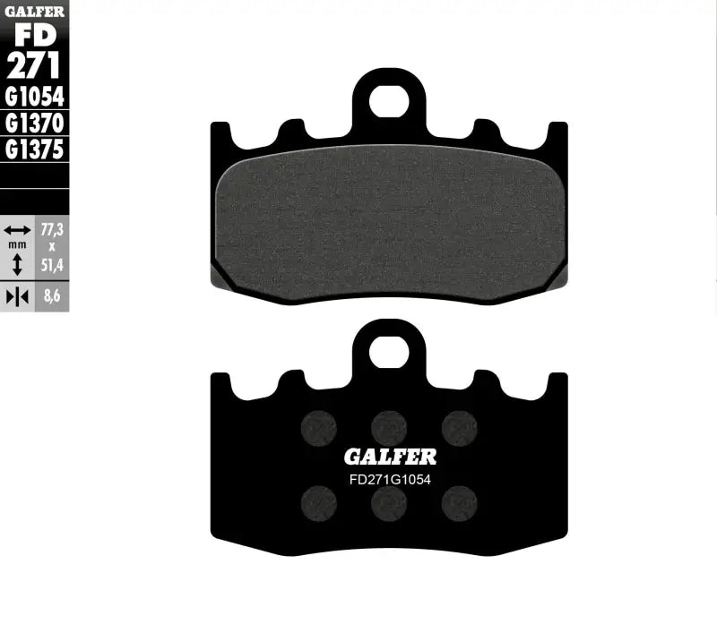 FD271G1054 Brake Pads Semi Metallic Fd271g1054 - Semi-Metallic