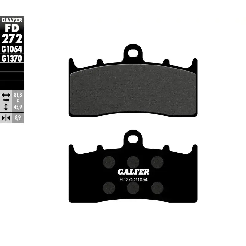 FD272G1054 Brake Pads Semi Metallic Fd272g1054 - Semi-Metallic