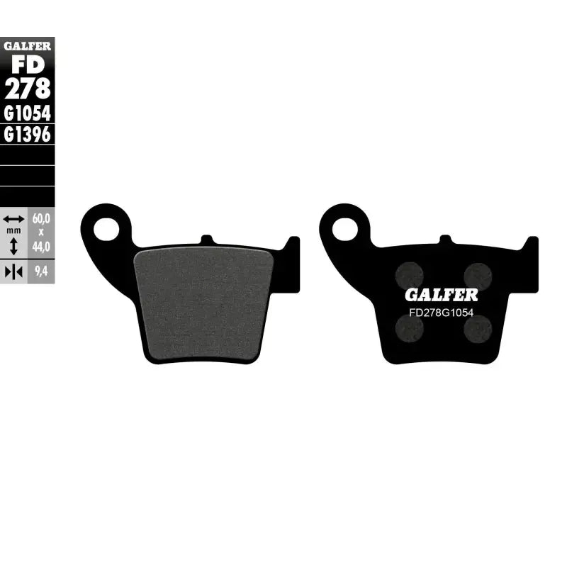 FD278G1054 Brake Pads Semi Metallic Fd278g1054 - Semi-Metallic