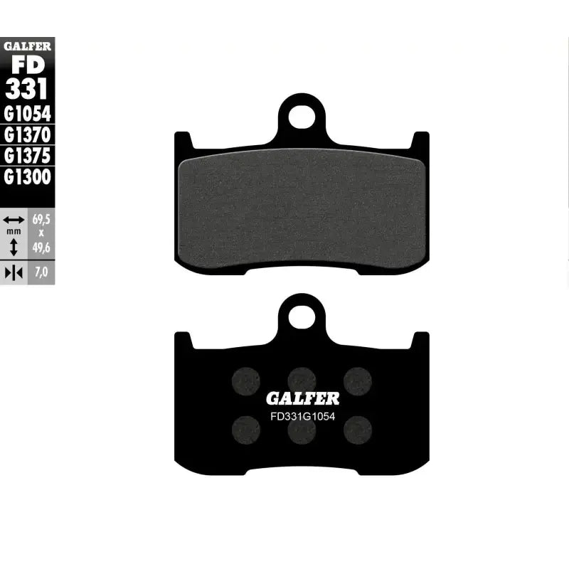 FD331G1054 Brake Pads Semi Metallic Fd331g1054 - Semi-Metallic