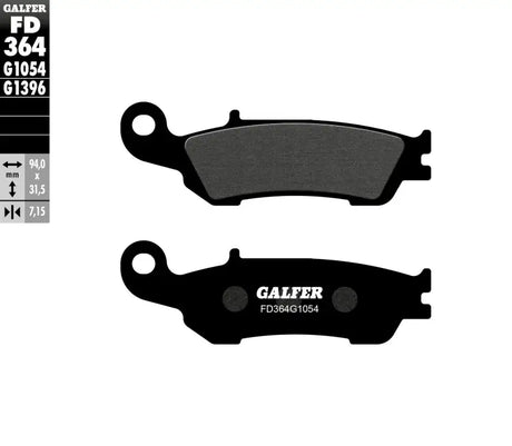FD364G1054 Brake Pads Semi Metallic Fd364g1054 - Semi-Metallic