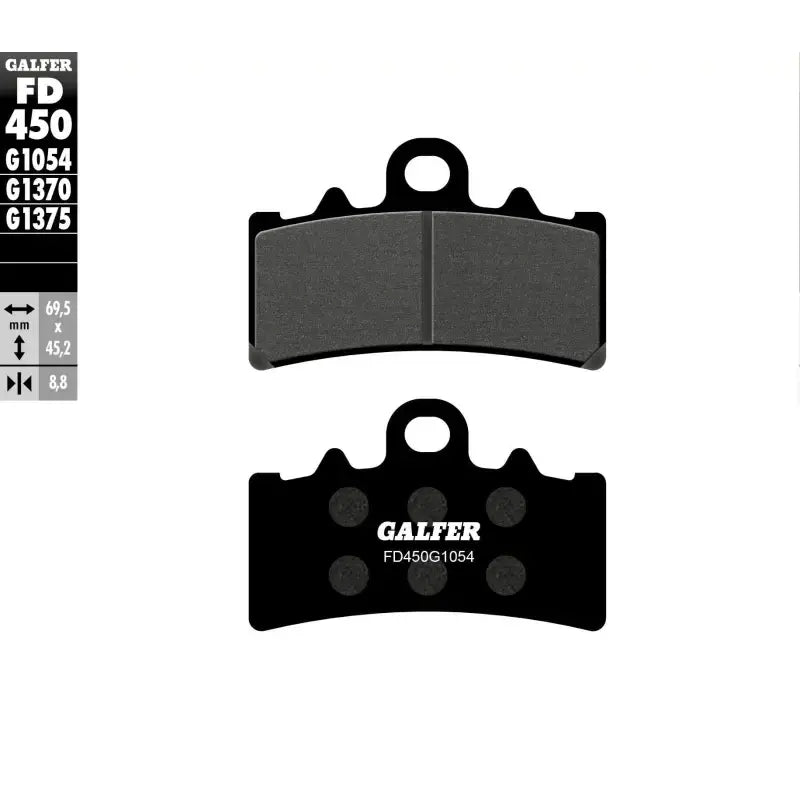 FD450G1054 Brake Pads Semi Metallic Fd450g1054 - Semi-Metallic