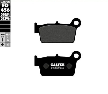 FD456G1054 Brake Pads Semi Metallic Fd456g1054 - Semi-Metallic
