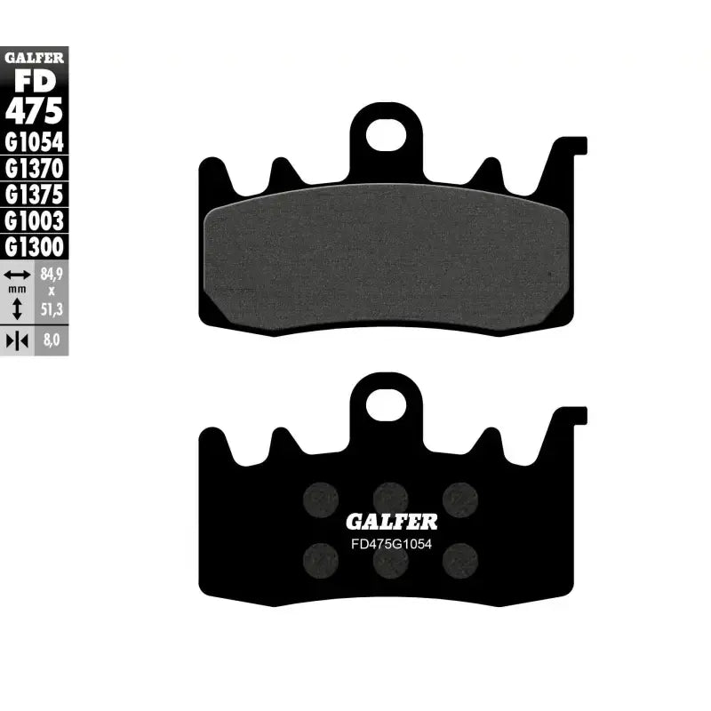 FD475G1054 Brake Pads Semi Metallic Fd475g1054 - Semi-Metallic