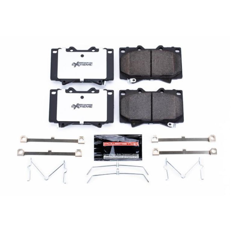 PowerStop Z36-772 Power Stop 98-07 Lexus LX470 Front Z36 Truck & Tow Brake Pads w/Hardware