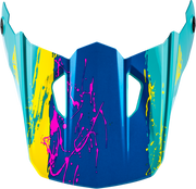 Yth Kinetic Drip Helmet Visor Turquoise/Pink/Yellow Ys Yl