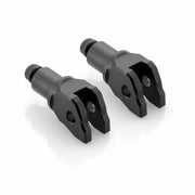 Rizoma Footpeg Mount Kit Mounts/Brackets PE852B - Black Rider PR