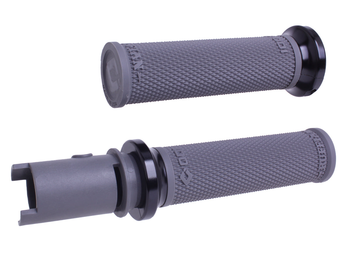 Lock On Ruffian Grips Graphite/Black Cvo `23 24