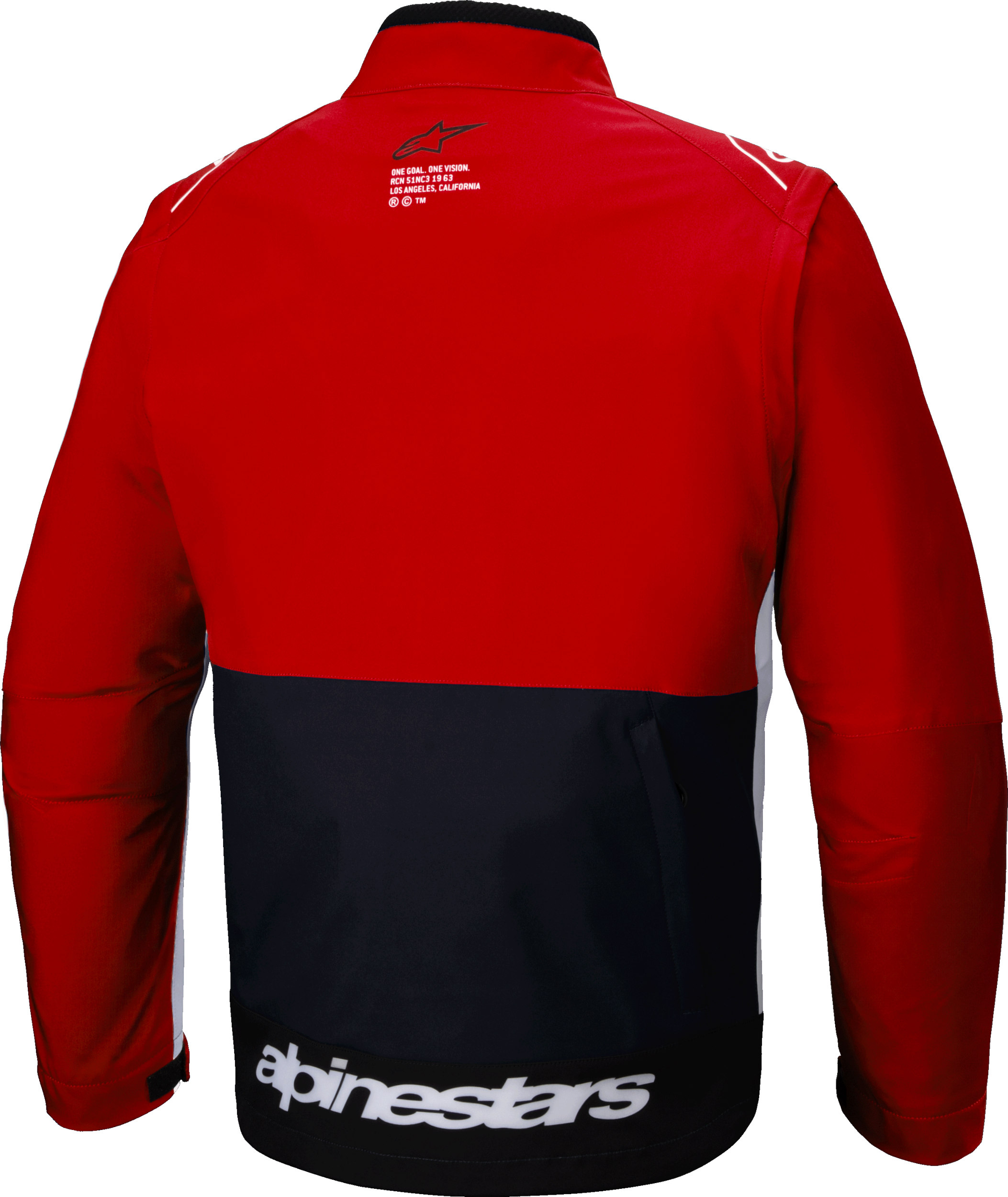 Lite Dura Softshell Jacket Black/Bright Red/White Md