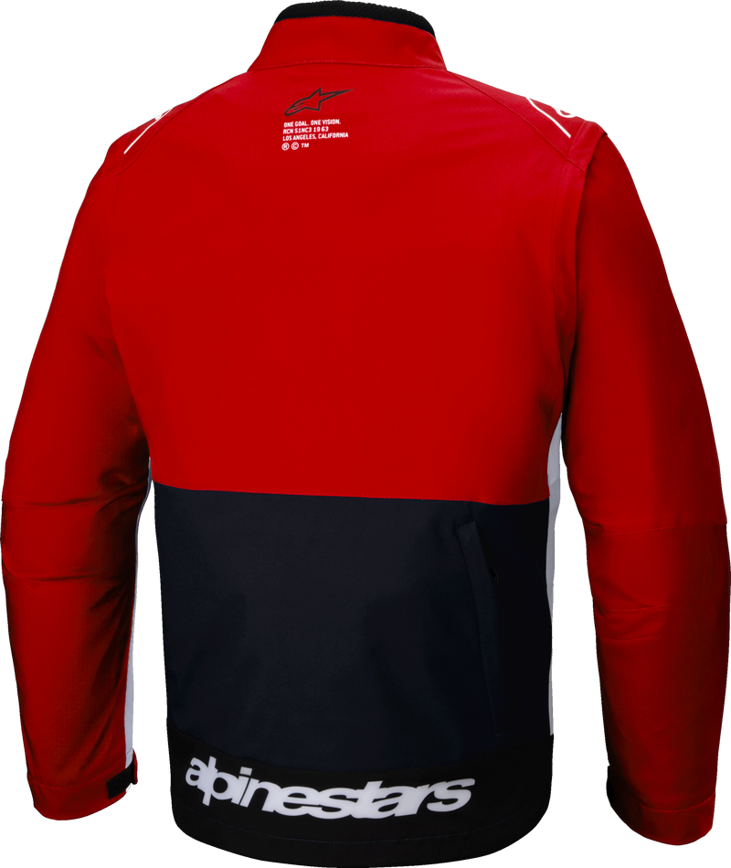 Lite Dura Softshell Jacket Black/Bright Red/White 3x