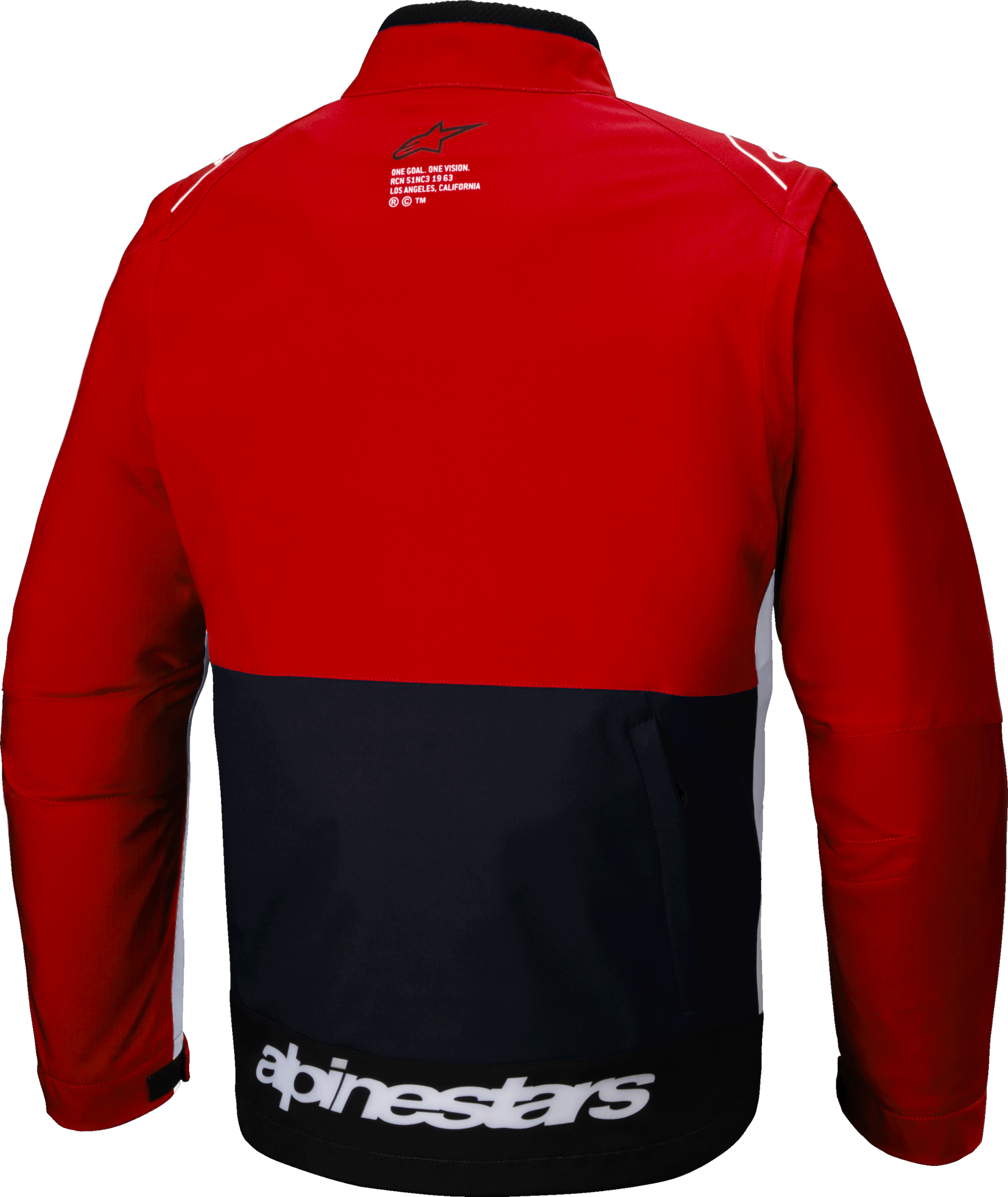 Lite Dura Softshell Jacket Black/Bright Red/White 3x
