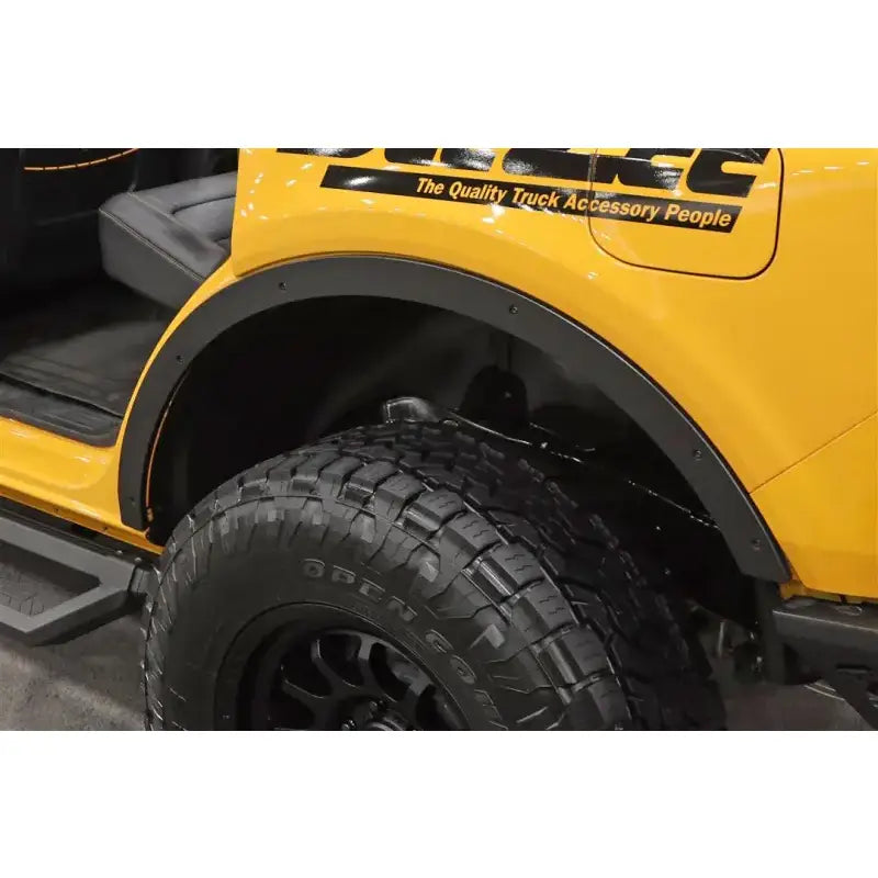Fender Hook Delete Used To Replace The Factory Tie Down Hooks; Powder Coat; Black; Die-Cast Aluminum; With Installation