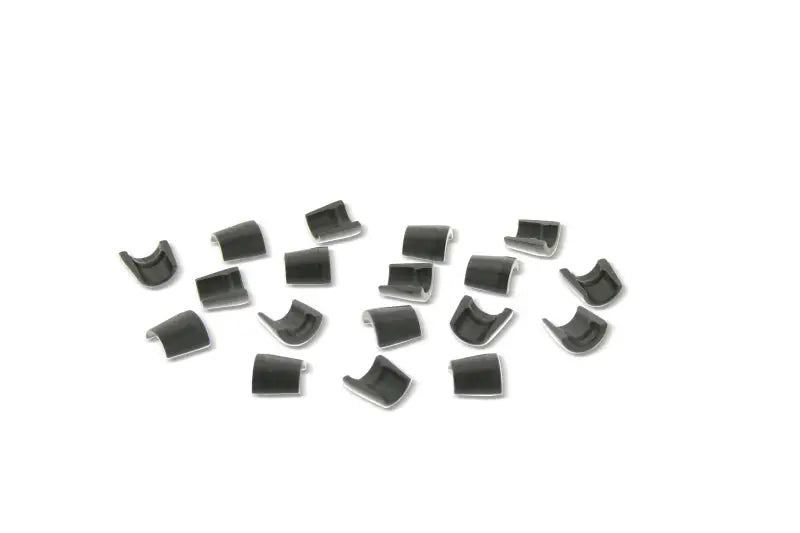 Black small metal valve locks with radial groove for Ferrea 11/32 Std Radial Groove set