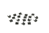 Black small metal valve locks with radial groove for Ferrea 11/32 Std Radial Groove set