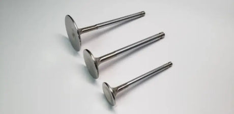 Shiny metal engine valves for Toyota Supra Comp Plus Ext set of 12